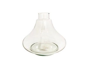 Vaso/Base de vidro Aladin – Transparente