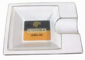 Cinzeiro Cohiba Branco Pequeno