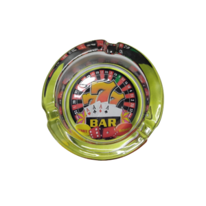 Cinzeiro de Vidro Estampas de Jogos de baralho