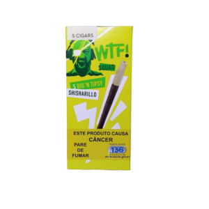 Cigarrilha WTF Squad com piteira de madeira