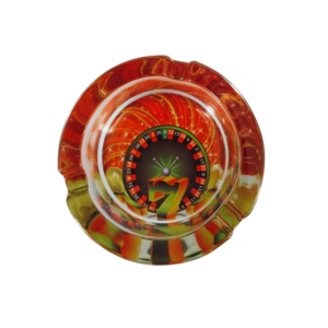 Cinzeiro de Vidro Estampas de Jogos de baralho